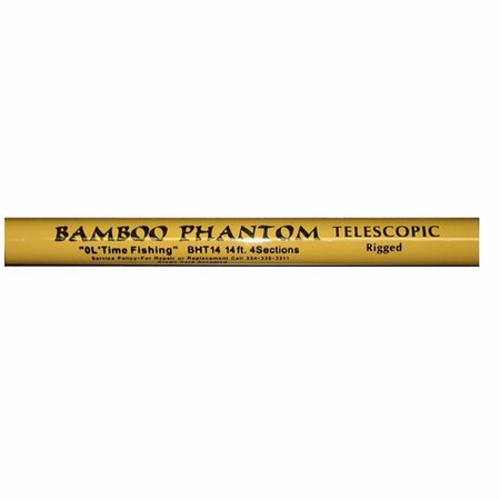 FESTIVIDAD 14 ft. Bamboo Phantom Telescopic Fishing Pole FE3513044